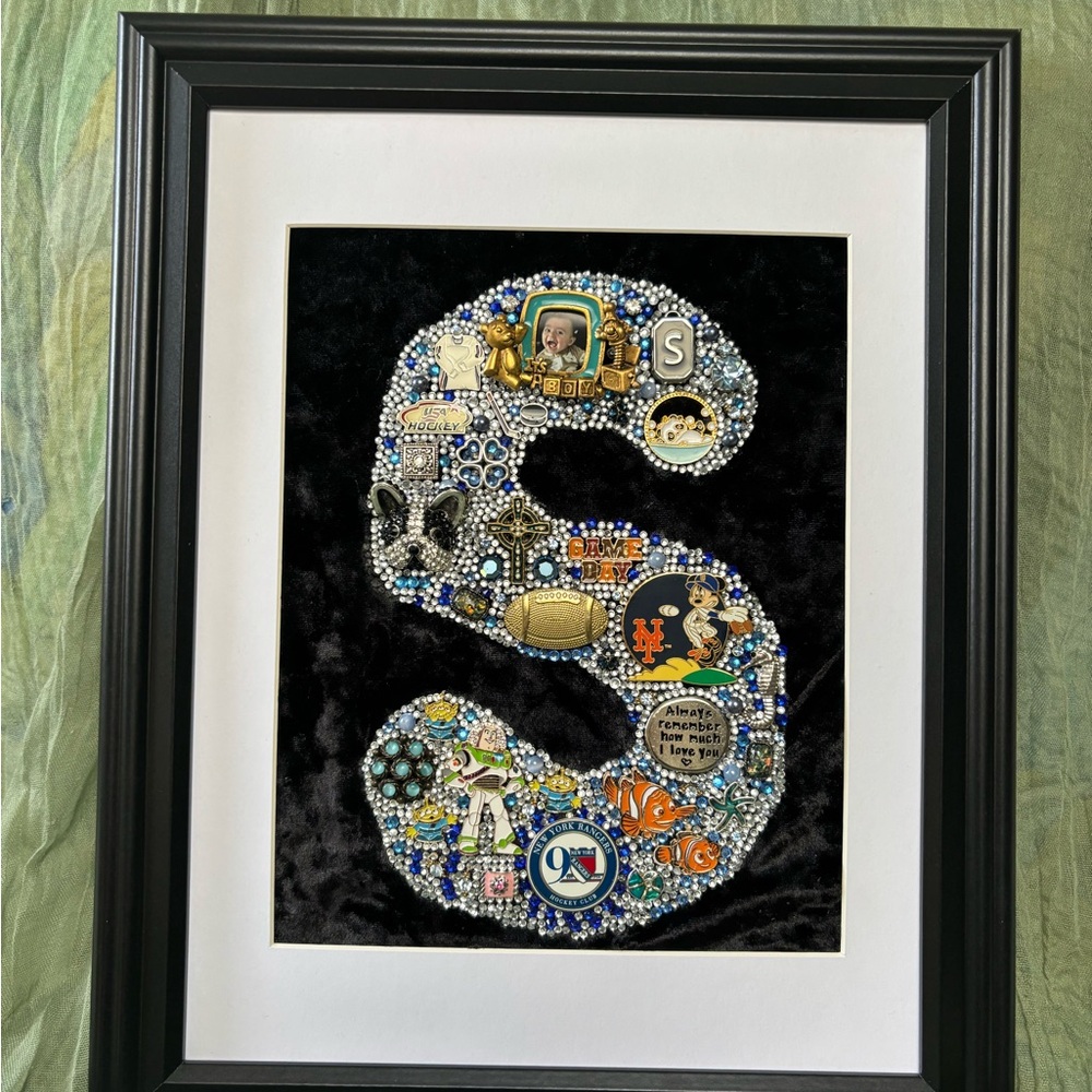 Handmade Jewelry Letter Art